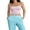 Pink, variant on Women Lace Trim Cami Sleeveless Spaghetti Strap Camisoles Square Neck Crop Top Summer Streetwear