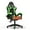 Green, variant on Bigzzia Gaming Chair with Heated Cushion, High Back Video Game Chairs with Pillow and Lumbar Support, Green