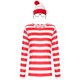 thumbnail image 4 of Disfraces de Halloween 2024 S-XXL pareja anime británico ropa inteligente warri disfraz de Navidad cosplay ropa de Navidad a rayas, 4 of 5