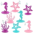 thumbnail image 2 of Jiibva 12 Pcs Ocean Mermaid Party Decoration DIY Felt Table Centerpiece, 2 of 7