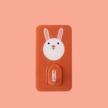 

Hole Free Door Crystal Hook Cute Cartoon Crystal Hook Kitchen Multi Purpose Punch Free Tableware Hanger Hook Unmarked Waterproof Strong Hook