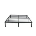 thumbnail image 6 of NNV 14" 3500 lbs Heavy Duty California King Bed Frame, Duty Steel Slat Metal Bed Frame, Black, 6 of 6