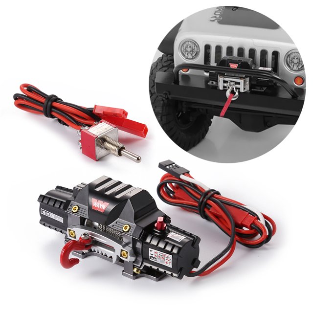Cabrestante automático de 3 vías interruptor de Control remoto inalámbrico para Tmvgtek 1 18 RC accesorios de coche
