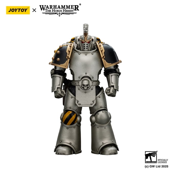 [IN STOCK] JOYTOY Warhammer 40K 1/18 Action Figures Iron Warriors Command Squad Chosen with Legion Standard