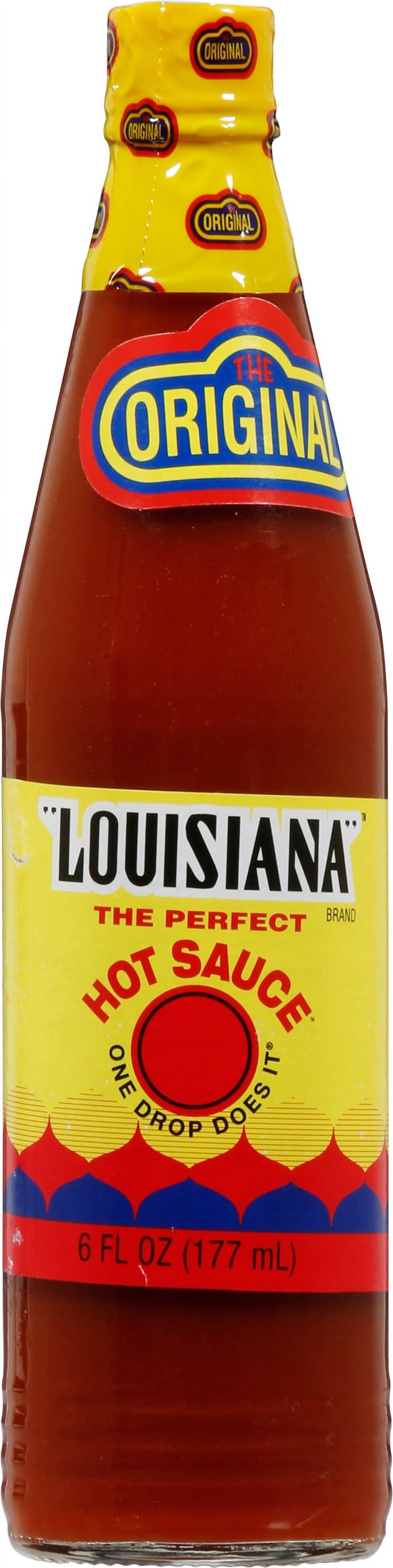 3 bottles Louisiana The Perfect HOT SAUCE One Drop Does It 12oz each 04/2024