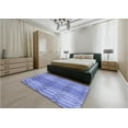thumbnail image 4 of Ahgly Company Indoor Rectangle Patterned Day Sky Blue Area Rugs, 5' x 7', 4 of 6
