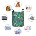 thumbnail image 6 of Balery,Laundry Hamper With Handles Laundry Basket Jungle Animals Round Laundry Baskets Circular Hamper For Bathroom Organizer Basket Lightweight Storage Baskets For Bathroom, 6 of 8