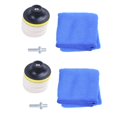 thumbnail image 1 of 16PC 3Inch 75mm Felt Polishing Pad Windscreen Scratch Repair Glass Polishing Kit, 1 of 7