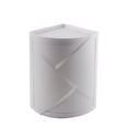 thumbnail image 1 of tredstone Space-saving 360 Degree Rotating Shelf Multi-functional Corner Locker Waterproof Plastic Multifunctional Corner Locker gray S, 1 of 6
