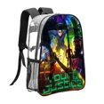 thumbnail image 2 of Justicia JovenMochila transparente temática, resistente y duradera, bolsa see-through para trabajo, deporte, universidad y viaje, 31 × 43 cm, 2 of 6