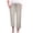 Grey, variant on Women New Trousers Solid Color Breathable Calf Length Sweatpants Drawstring Split Pants With Pockets Relaxed Fit Comfort Daily Wear