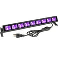 thumbnail image 2 of DYstyle 9 LED Black Light 36W LED UV Bar Glow in the Dark Party Supplies for Christmas Halloween Blacklight Party Birthday Wedding Stage Lighting, 2 of 7