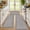 Brown, variant on MeyJey Kitchen Rug Set 3 Piece, Non Slip Machine Washable Mats for Home Floor and Living Room, Gray