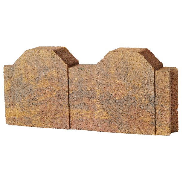 Pavestone 12 Curved Picket Sierra Blend Concrete Outdoor Stone Edger Walmart Com