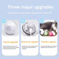 thumbnail image 3 of MesaSe USB Rechargeable Chat Interactif Intelligent Jouet 360 Degrés Boule Auto Rotation Animal Jouet Intégré dans la Rotation Lumière Led Stimuler Instinct de Chasse pour Votre Chaton, 3 of 6