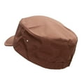 thumbnail image 2 of Big Size Fitted Trendy Army Style Cap - Brown 2XL-3XL, 2 of 5