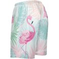thumbnail image 5 of GZHJMY Flamingo Pajama Pants Short for Men, Lounge Pants Lightweight Men Pajama Bottoms with Drawstring Pockets, Christmas New Year Birthday Gifts, Small, 5 of 7