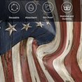 thumbnail image 6 of Vintage American Flag Cloth Napkins, USA Flag Retro Blue Red Washable and Reusable Dinner Napkins Set of 6, Table Napkin for Kitchen Party Birthday Wedding Hotel Housewarming 20"x20", 6 of 9