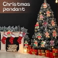 thumbnail image 5 of Sincero lote De 15 Decoraciones De Sapin En Pain D'pice Pour Les Ftes De Nol, Figuritas De Nol Suspendre Avec Corde Pour Les Ftes Festives, 5 of 5
