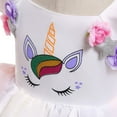 thumbnail image 5 of SYNPOS 2-8T Girls Tutu Princess Party Birthday Dresses Unicorn Costume Pageant Gown Flower Girls Bridesmaid Formal Puffy Tulle Dresses, 5 of 11
