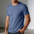 thumbnail image 4 of hoksml Men's Crew Neck Short Sleeve T Shirt Full Mesh Quick Dry Breathable Regular Fit Solid Athletic Top for Gym Running Daily Casual Wear, 4 of 8