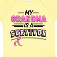thumbnail image 4 of Inktastic My Grandma is a Survivor Breast Cancer Awareness Boys or Girls Baby Bodysuit, 4 of 5