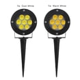 thumbnail image 3 of Yuarrent Impermeable 7W LED Césped Jardín Luz de inundación Patio Patio Camino Proyector Lámpara con punta Impermeable Blanco frío AC 85-265V Iluminación y accesorios No.6 Yuarrent HA024199-06, 3 of 5
