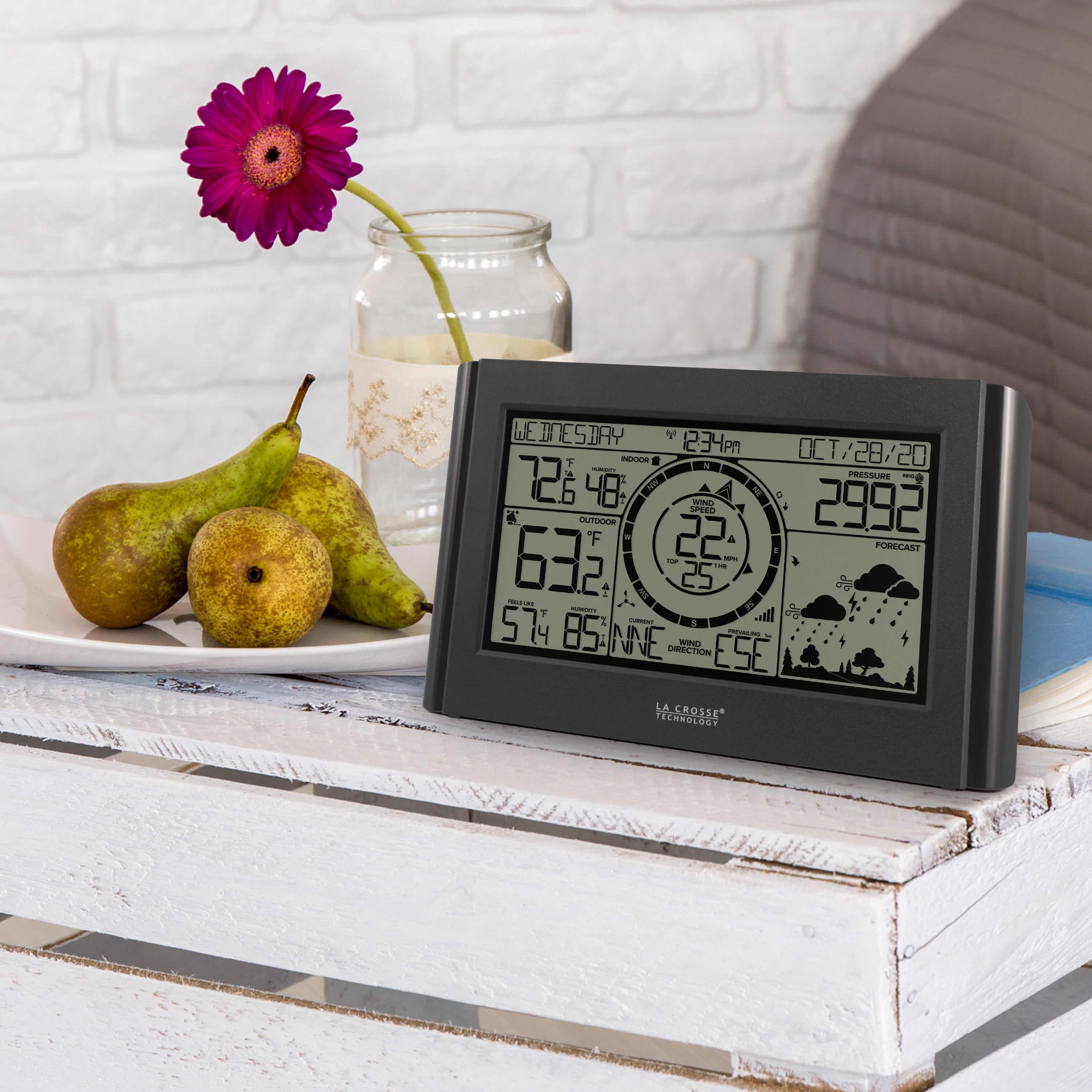 La Crosse Technology Digital Monochromatic Wireless Weather Station, 328-96087-INT