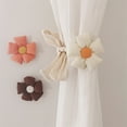 thumbnail image 4 of Fabric Flower Curtain Tieback Curtain Rope Tie Backs Soft and Adjust, Multiple Color, 4 of 9