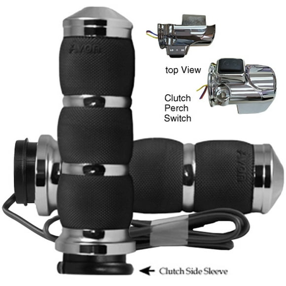Avon Air Cushioned Heated Grips, Chrome