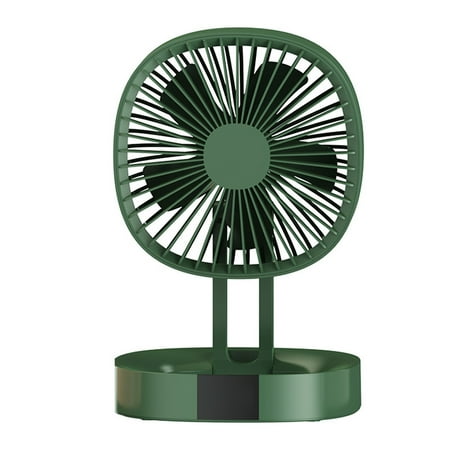 

Fall Decor Savings! Christmas Saving Clearance! Sruiluo Mini Portable Fan Stroller Fan 3 Speed USB Desk Fan Small Fan with Light for Home Outdoor Camping Green