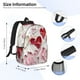 thumbnail image 5 of Disketp Textured Heart Abstract Art Mochila Escolar de 15 Pulgadas, Mochila Ligera para Estudiantes, Viajes y Trabajo, Cómoda y Resistente para el Uso Diario, 5 of 6