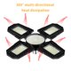 thumbnail image 3 of Advancent Paneles ajustables, luz LED de garaje E27, luz de techo Deformable, almacén, 120W, bombilla de iluminación blanca cálida para taller Iluminación novedosa Advancent HA014070-00, 3 of 6