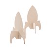Do It Yourself Wood Rockets - Craft Kits - 12 Pieces - Walmart.com