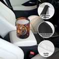 thumbnail image 6 of Fuzoiu Colorful Plant Tiger Print Car Trash Can,Leakproof Car Trash Can,Hanging Garbage Bin,Vehicle Trash Can, Suitable for Sedans, SUVs, MPVs & Trucks, 6 of 7