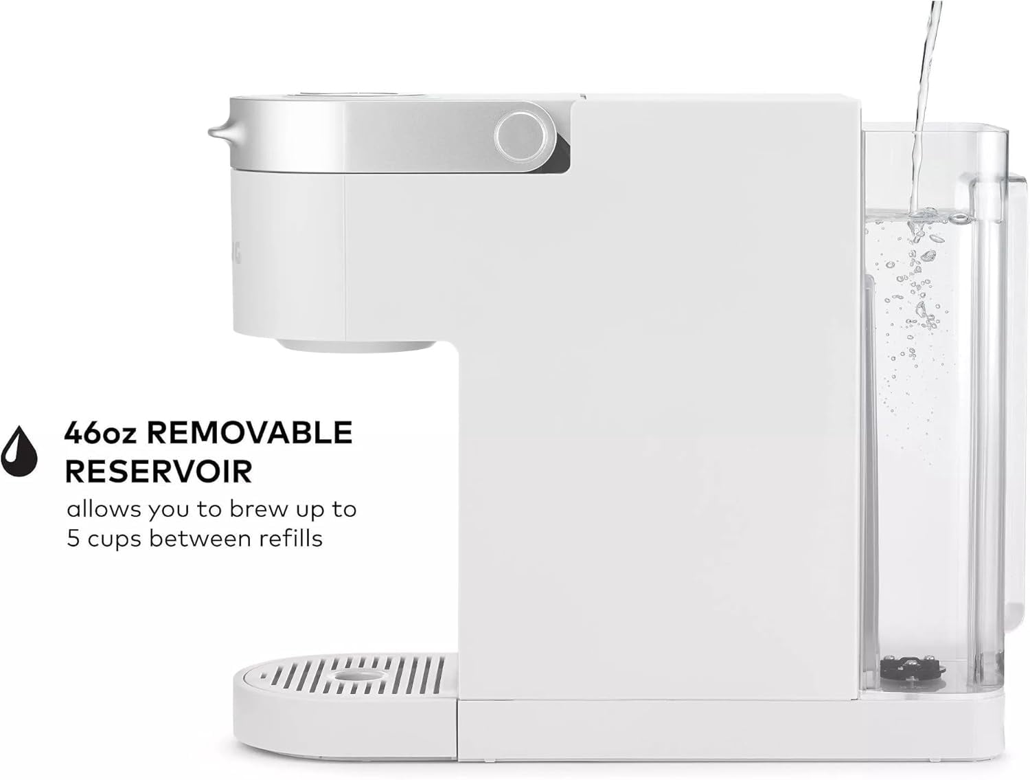 Restored Keurig KIPK900FWH K-Iced Plus Single Serve Coffee Maker, White (Refurbished)
