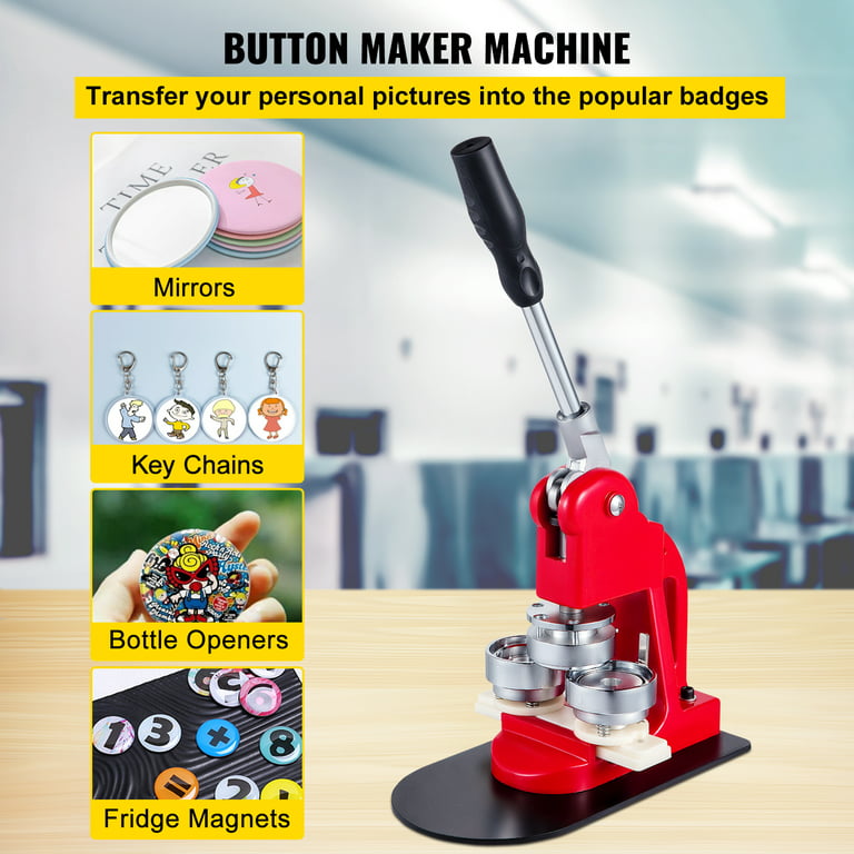 BENTISM 1.25 32mm Button Badge Parts Supplies for Button Maker Machine 500  Sets