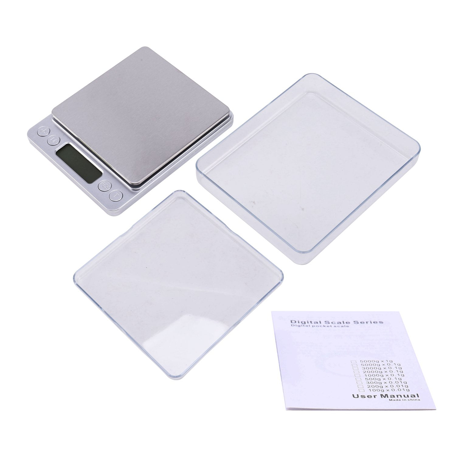 Digital Scale 3000g x 0.1g Jewelry Gold Silver Coin Gram Pocket Size Herb Grain 