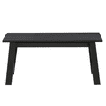 Mainstays Wood Rectangle Coffee Table, Black Finish