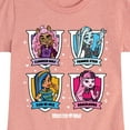 thumbnail image 3 of Monster High - Character Grid - Toddler And Youth Girls Short Sleeve Graphic T-Shirt, 3 of 5
