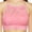 Pink, variant on Women Lingerie Alluring Women Lace Cage Bra Elastic Cage Bra Strappy Hollow Out Bra Bustier Pink Bras
