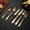 Rose Gold 7Q3, variant on Cutlery Set under $5! Ke1Clo Stainless Steel Knife Fork Spoon for Household Kitchen Restaurant, 6-Piece Western Dinner Utensils, Rose Gold