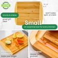 thumbnail image 3 of Greener Chef Small Bamboo Cutting Board -12 x 9" Wood Cutting Board, 3 of 6