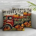 thumbnail image 3 of Qinduosi pack Pillow Covers Autumn Harvest with Vintage Red Truck Farmhouse Decorative Throw Cushion Covers Pillowcases,Inches, 3 of 5