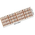 thumbnail image 4 of Minkissy 1Pack Decorative Fences Carbonized Color Wood with Simple and Classic Appearance, 4 of 7