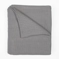 thumbnail image 4 of Arkwright Home LLC. Aston & Arden Waffle Weave Cotton Blanket Full/Queen - White, 4 of 5