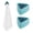 pink D, variant on Lume Wear Kitchen Towel Stopper and Adhesive Hook for Bathroom. a No Drill Perforated Cloth Holder for Hand Towel Storage and Toilet Rag Organizer Rack