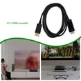 thumbnail image 4 of Compatible Con Cable Dp A Hdmi Compatible Con Línea De Conversión Displayport A Hdmi De Alta Definición 1,8 M Yuarrent EL017352-02, 4 of 5
