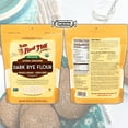 thumbnail image 3 of Bob's Red Mill Organic Stone Ground Dark Rye Flour 20 oz Resealable Bag - Whole Grain, Non-GMO, Organic - Rye Breads, Waffles, Crackers, Pancakes, Pastries in Cornershop Confections pack, 3 of 3