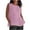 Pink, variant on VerPetridure Linen Tank Tops for Women Cotton Gauze Crewneck Pleated Front Sleeveless Plus Size Summer Shirts with Side Slit